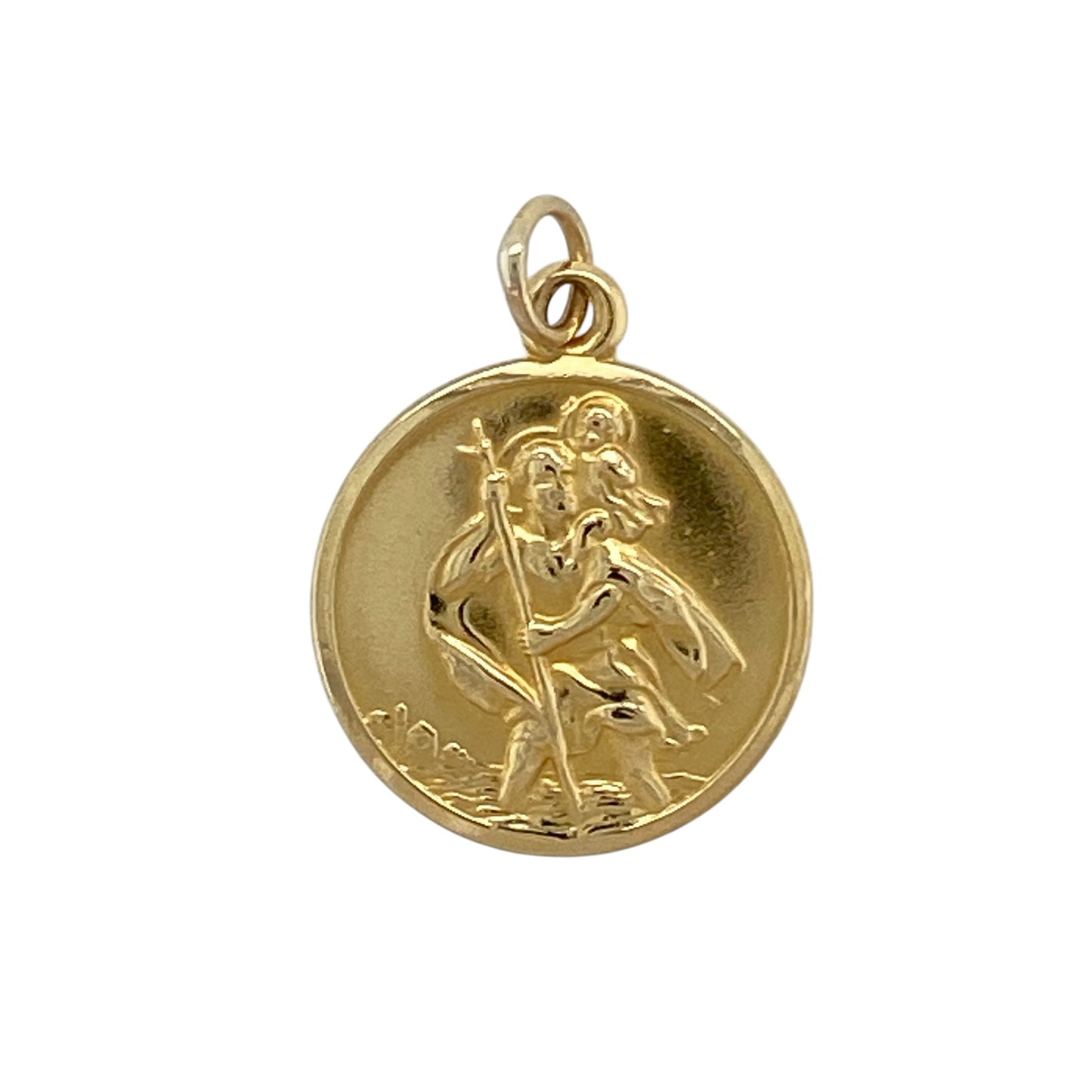 18ct Gold St Christopher Pendant
