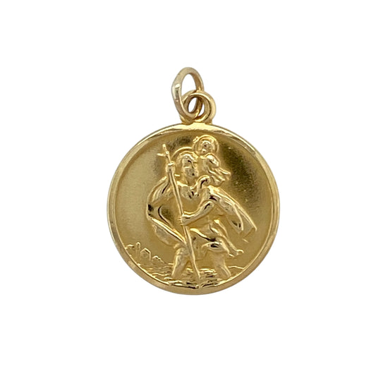 18ct Gold St Christopher Pendant