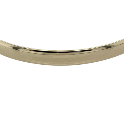 Add timeless elegance to your jewellery collection with this pre-owned 9ct yellow gold solid bangle, featuring a classic plain design and substantial feel—perfect for everyday wear or stacking with other pieces.

Design: The bangle features a smooth, plain finish, offering a clean and understated look that never goes out of style.
Material: Made from 9ct solid yellow gold, the polished finish enhances the warm tone of the metal, creating a refined and classic appearance.