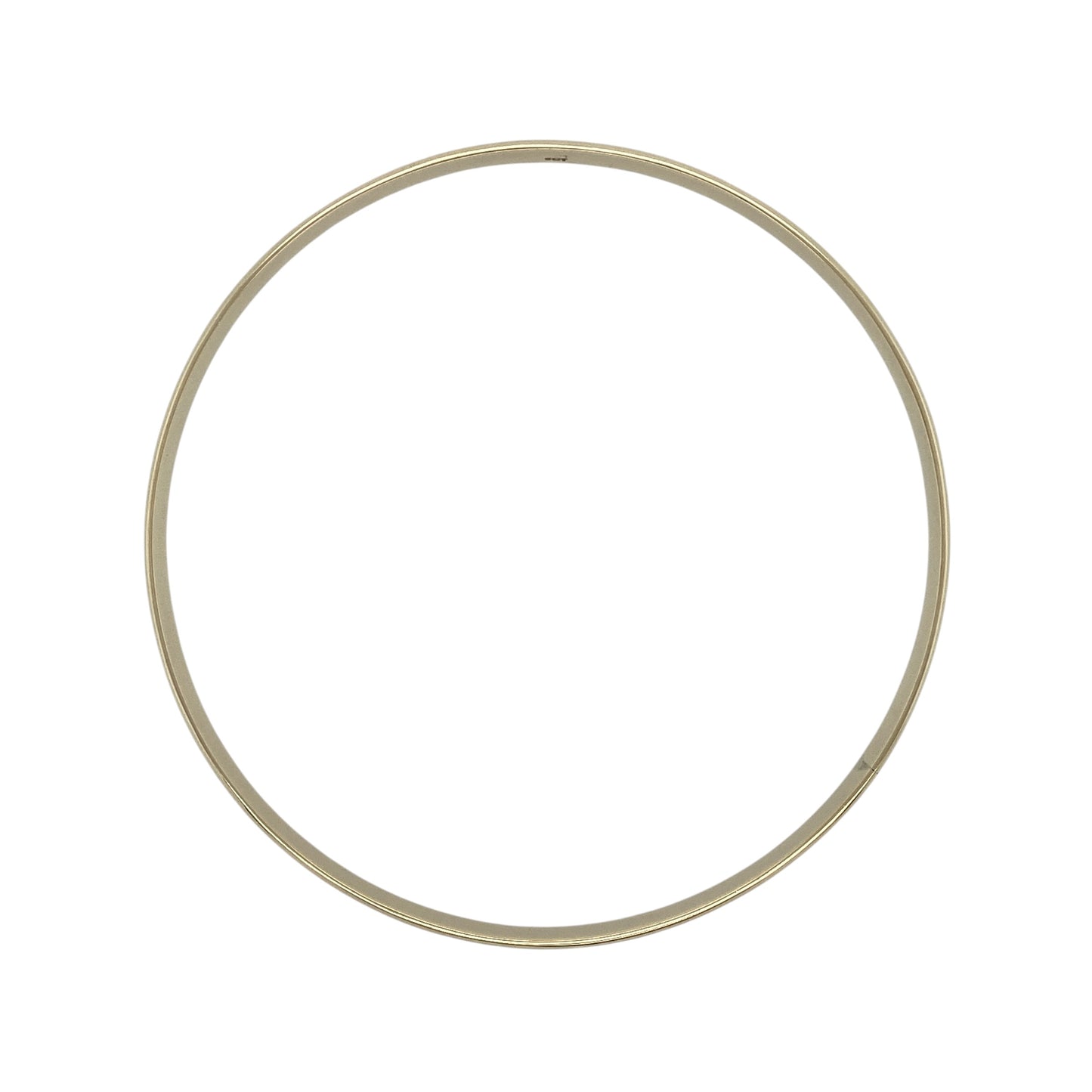 9ct Solid Gold Plain Bangle