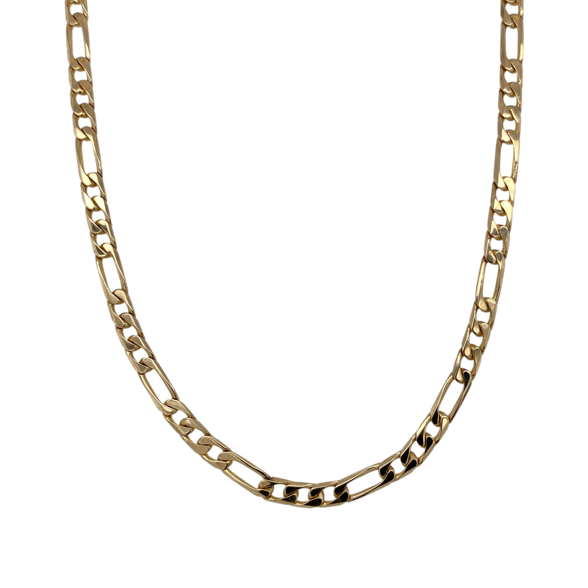 9ct Gold 18" Figaro Chain
