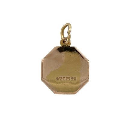 Carry a timeless symbol of protection with this pre-owned 9ct yellow gold St Christopher pendant, featuring a distinctive octagon shape and classic detailing—perfect for everyday wear or a meaningful gift.

Design: The pendant showcases a traditional St Christopher motif set within an octagon-shaped frame, offering a unique twist on a classic design with detailed relief for added character.