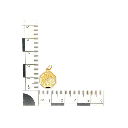 9ct Gold St Christopher Pendant