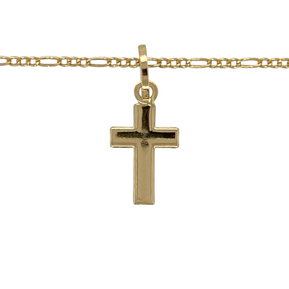 Add timeless elegance to your jewellery collection with this pre-owned 18ct yellow gold cross pendant necklace, featuring a classic design with a premium finish—perfect for everyday wear or meaningful gifting.

Design: The pendant is styled as a plain cross, offering a clean and understated look that never goes out of style.
Material: Made from 18ct yellow gold, the rich polished finish enhances the warm tone of the metal, giving a refined and luxurious appearance.