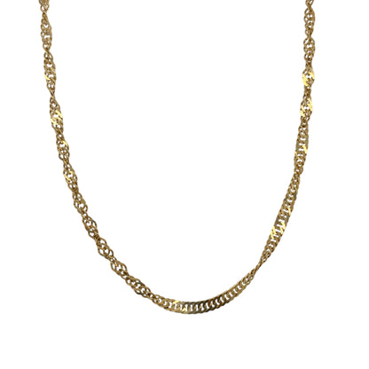 9ct Gold 18" Singapore Chain