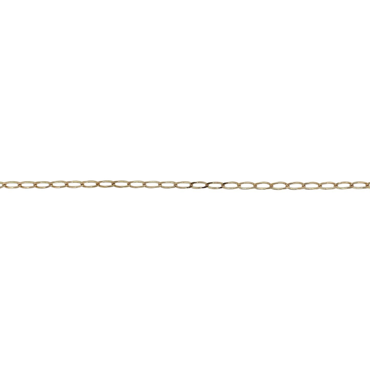 9ct Gold 20" Open Curb Chain