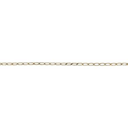 9ct Gold 20" Open Curb Chain