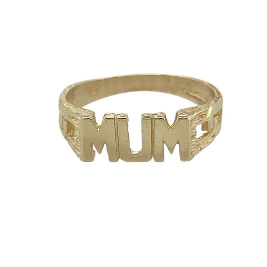 9ct Gold Mum Ring