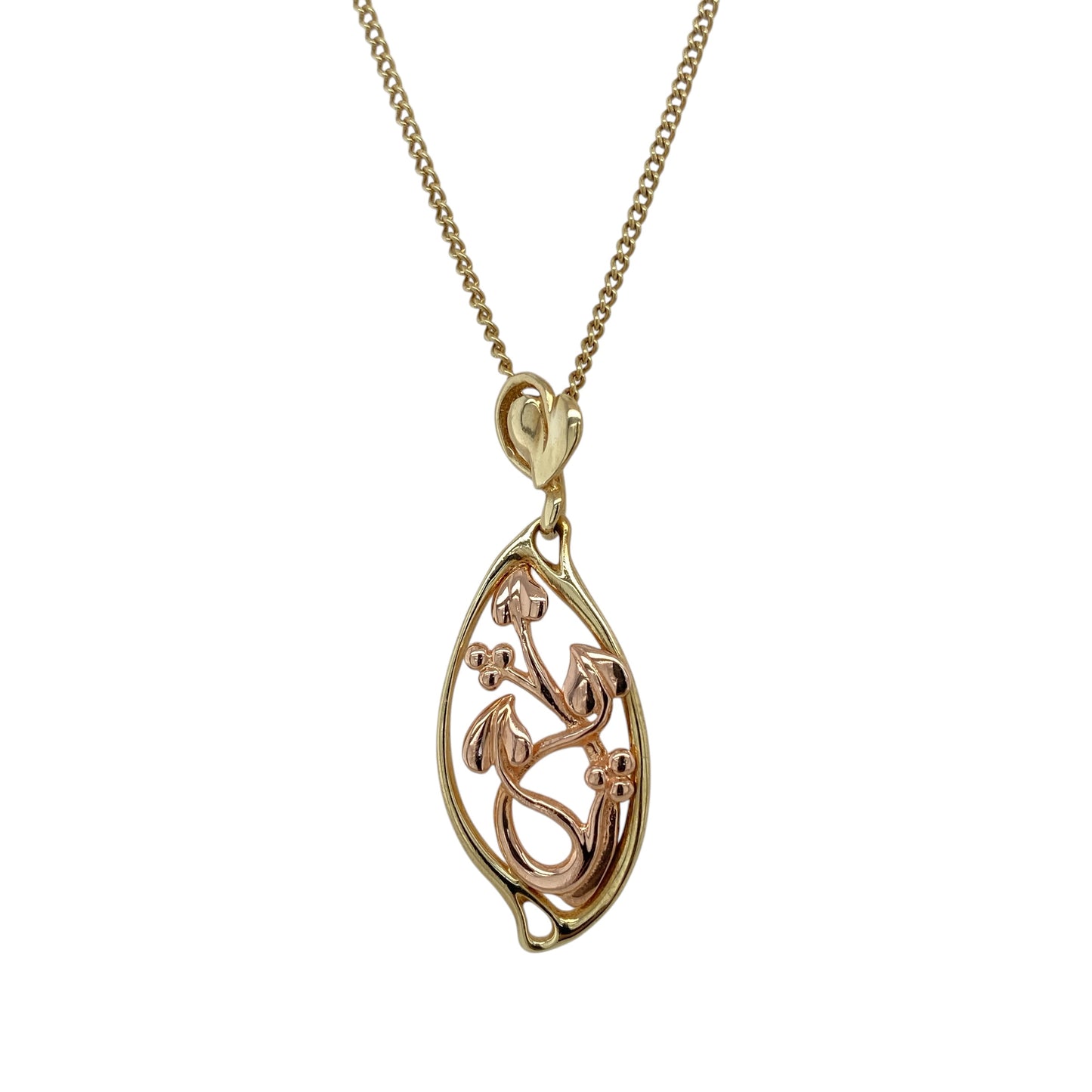 9ct Gold Clogau Tree of Life Oval 18" Necklace