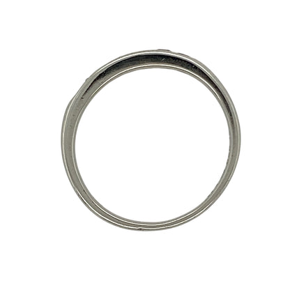 Platinum & Diamond Set Band Ring