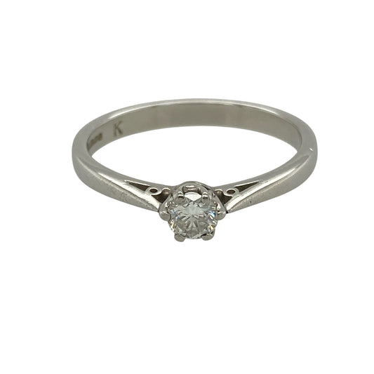 Platinum & Diamond Set Solitaire Ring