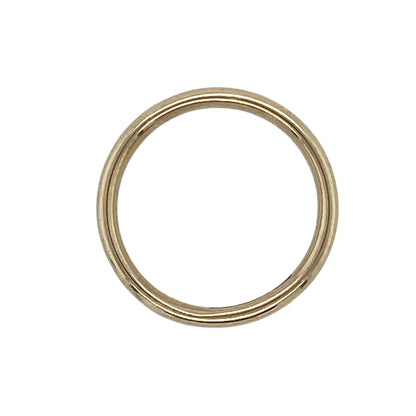 9ct Gold 3mm Wedding Band Ring