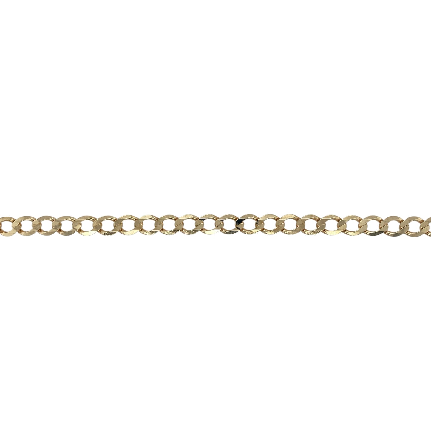 9ct Gold 8.5" Curb Bracelet