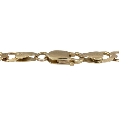 Add timeless style and everyday durability to your collection with this pre-owned 9ct yellow gold curb bracelet—an essential piece with classic appeal and a strong presence.

Design: The bracelet features traditional curb links with a 6mm width, creating a bold and structured look that sits neatly on the wrist.
Material: Made from 9-carat yellow gold, the polished finish enhances the rich, warm tone of the metal and highlights the smooth links.