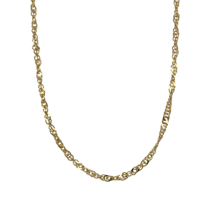 9ct Gold 18" Singapore Chain