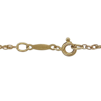 Add classic refinement to your collection with this pre-owned 9ct yellow gold Prince of Wales chain—an elegant and versatile piece perfect for everyday wear or layering.

Design: The chain features a fine 1mm wide Prince of Wales link design, known for its intricate, slightly textured appearance that adds subtle detail and sophistication.
Material: Made from 9-carat yellow gold, the polished finish enhances the warm tone of the metal while complementing the delicate link style.