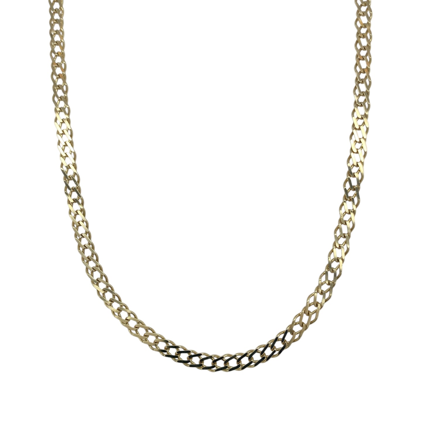 9ct Gold 18" Double Curb Chain