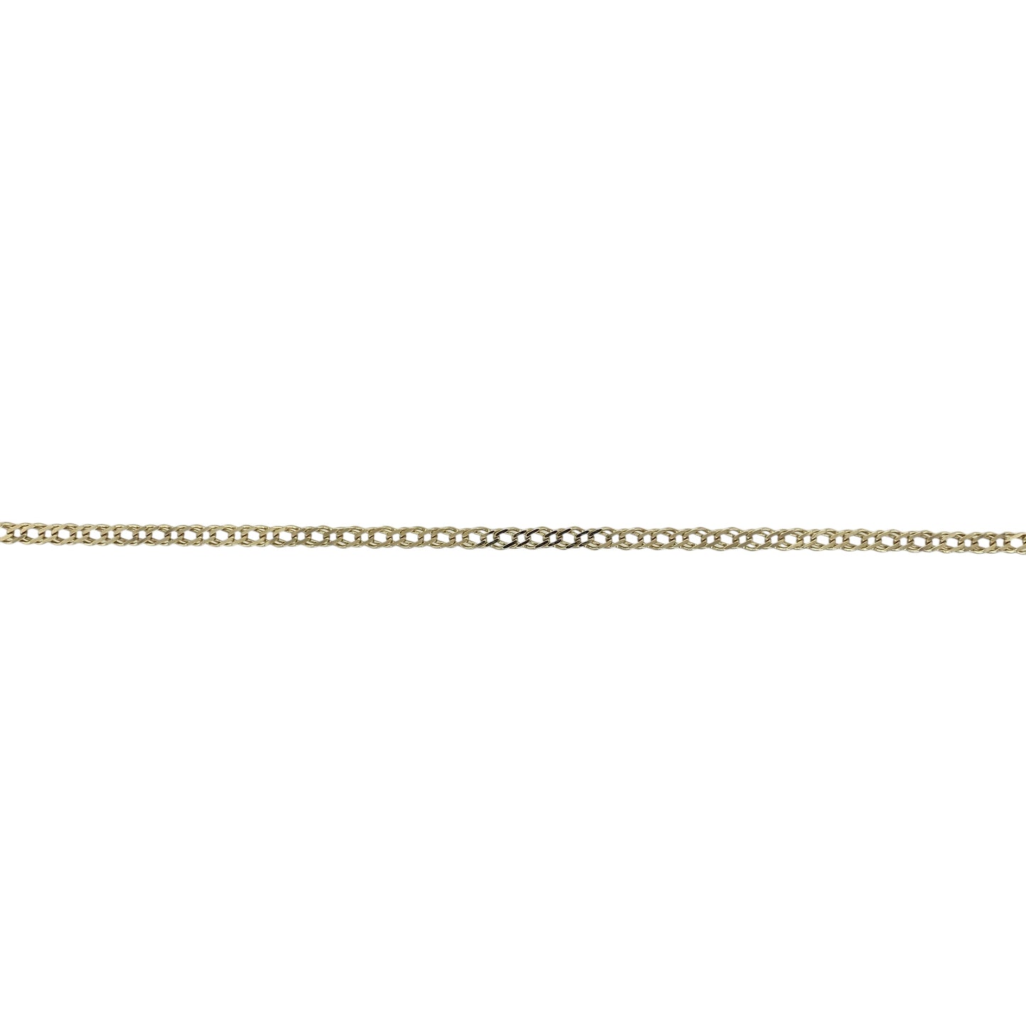 9ct Gold 18" Double Curb Chain