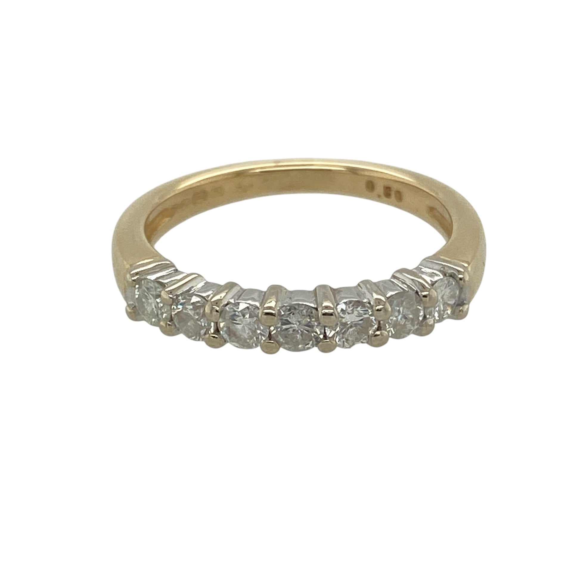 18ct Gold & Diamond Set Band Ring