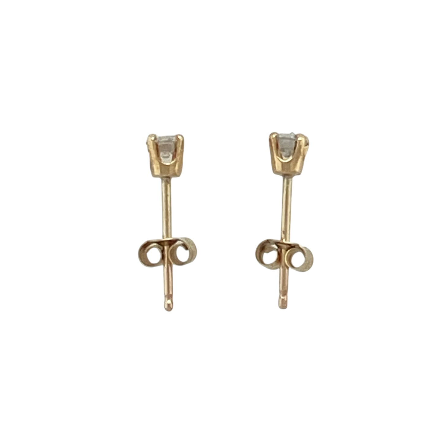 9ct Gold & Diamond Set Stud Earrings