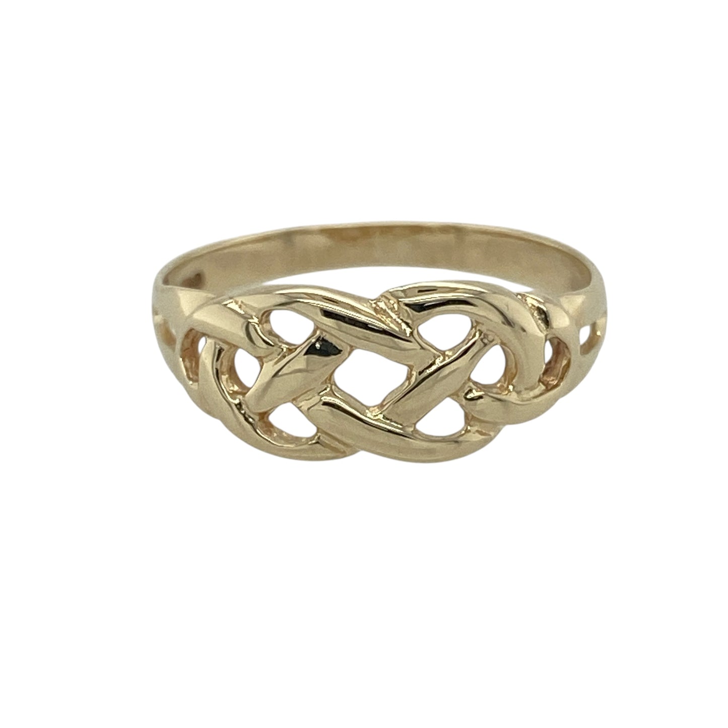 9ct Gold Open Celtic Knot Ring