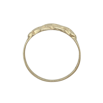 9ct Gold Open Celtic Knot Ring