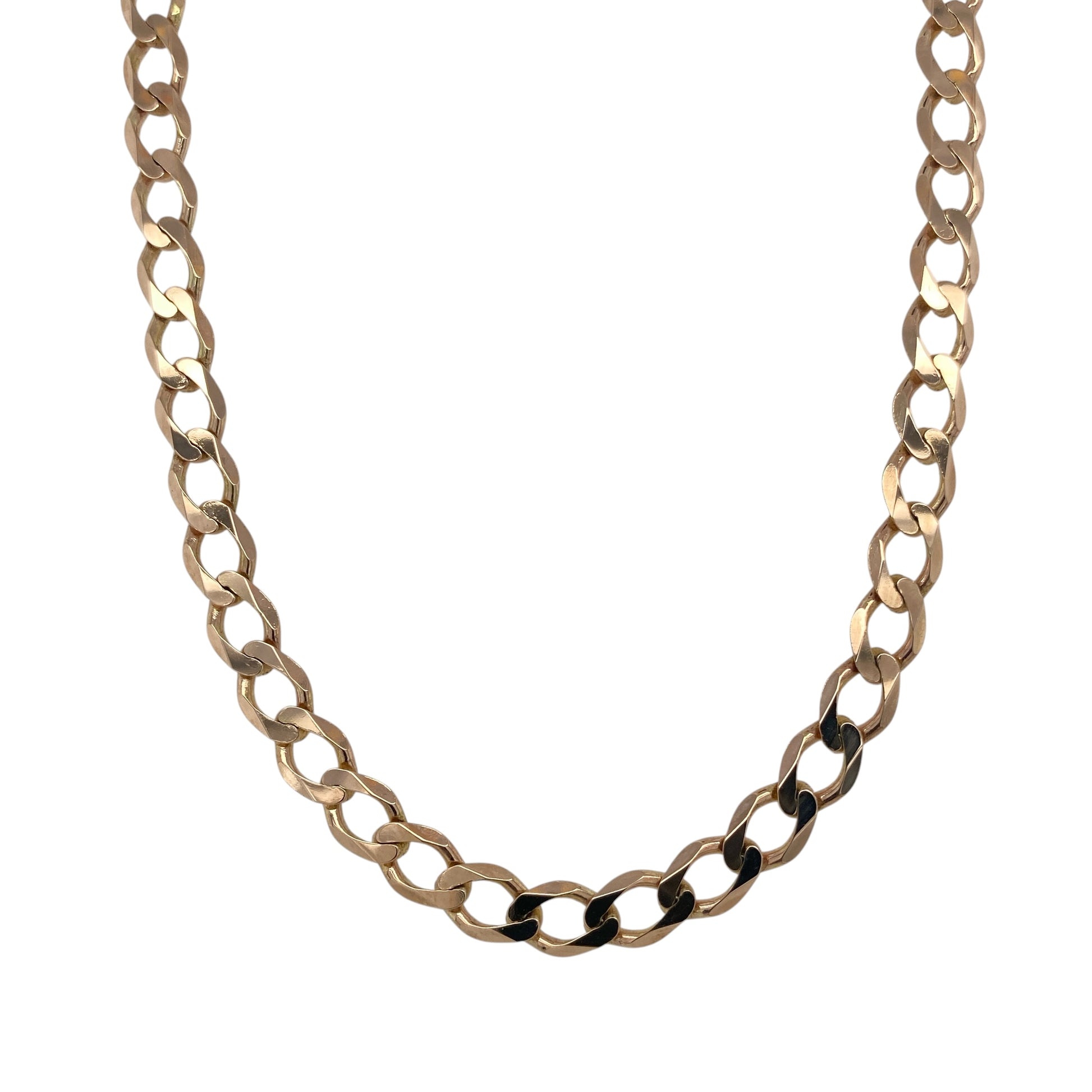 9ct Gold 16" Curb Chain