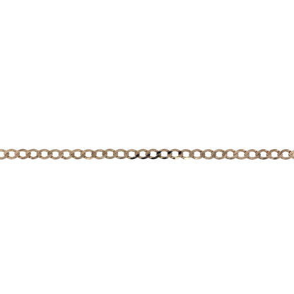 9ct Gold 16" Curb Chain