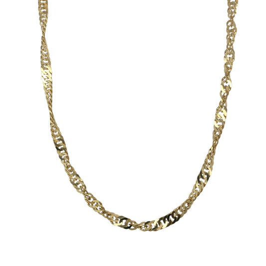 9ct Gold 22" Singapore Chain
