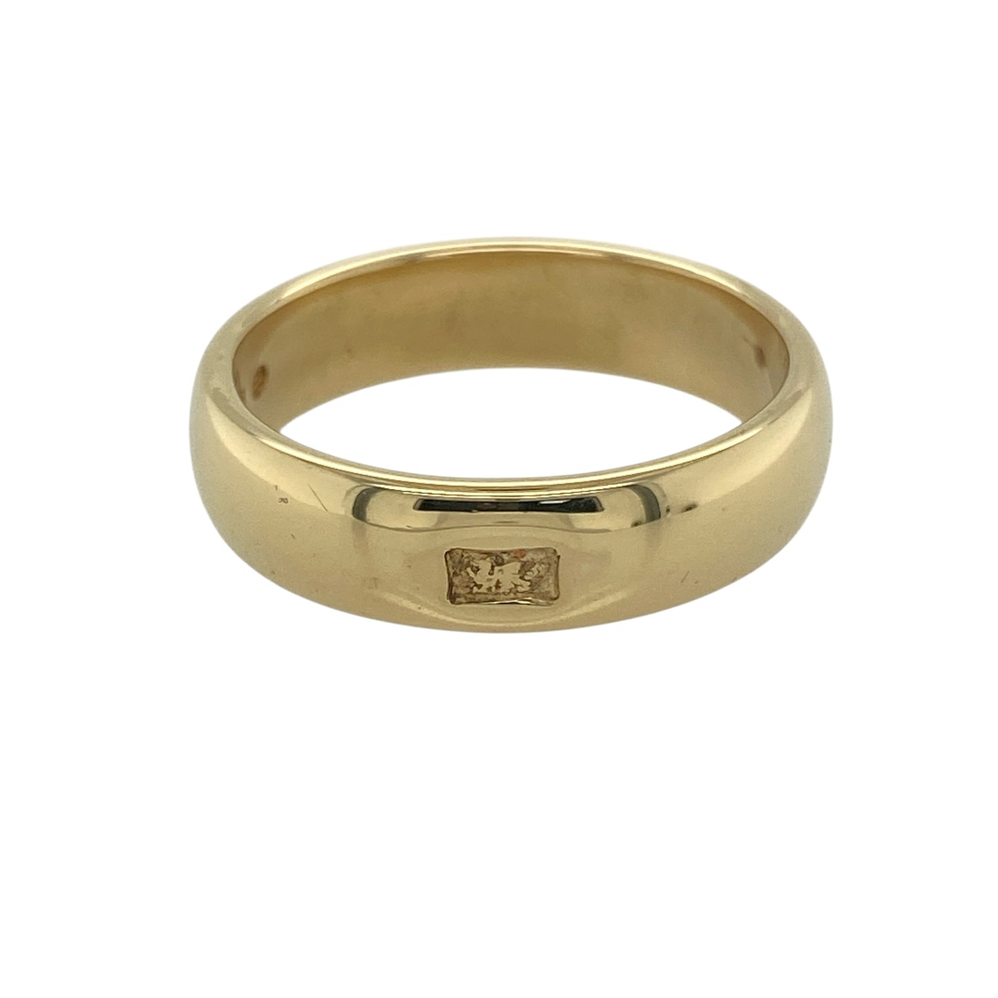 18ct Welsh Gold 6mm Wedding Band Ring