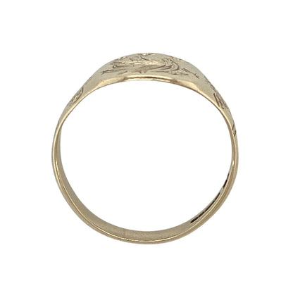 9ct Gold Welsh Dragon Signet Ring