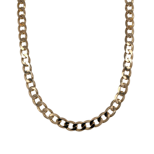 9ct Gold 18" Curb Chain