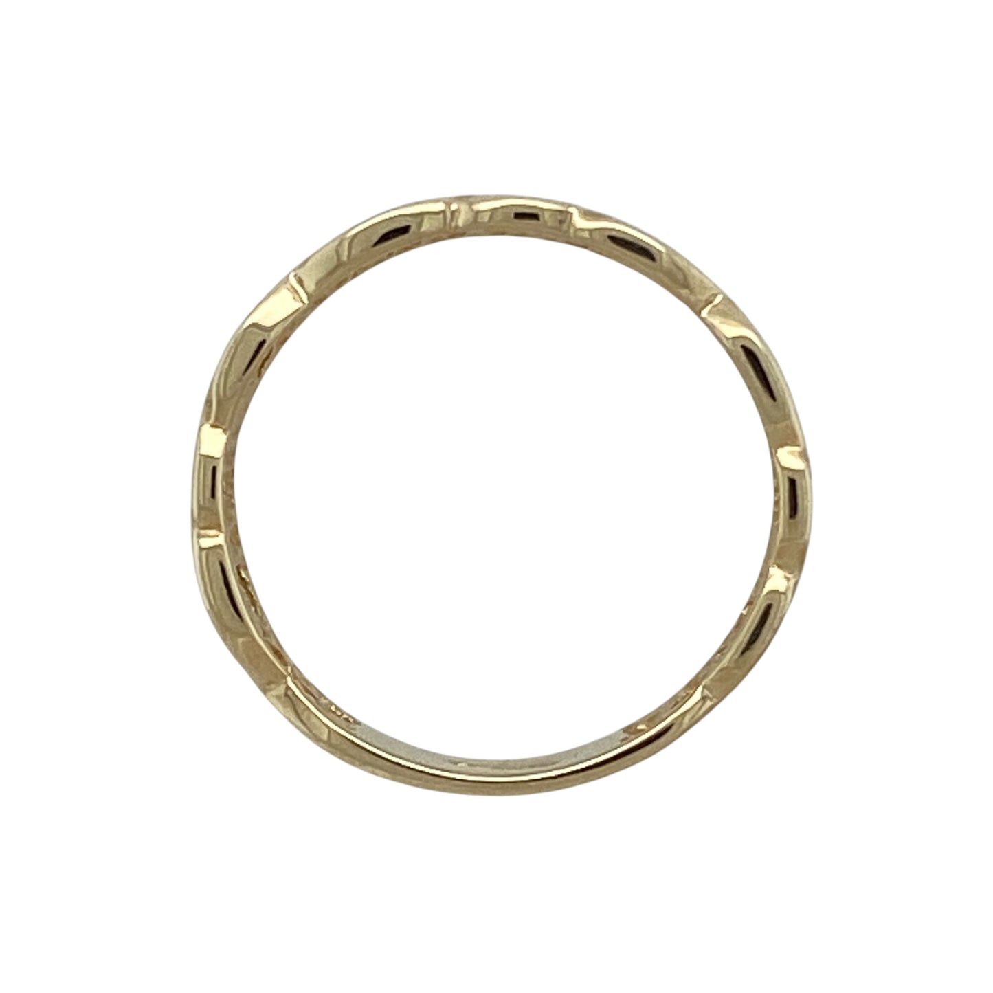 9ct Gold Open Celtic Knot Band Ring
