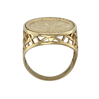 9ct Gold George and the Dragon Signet Ring