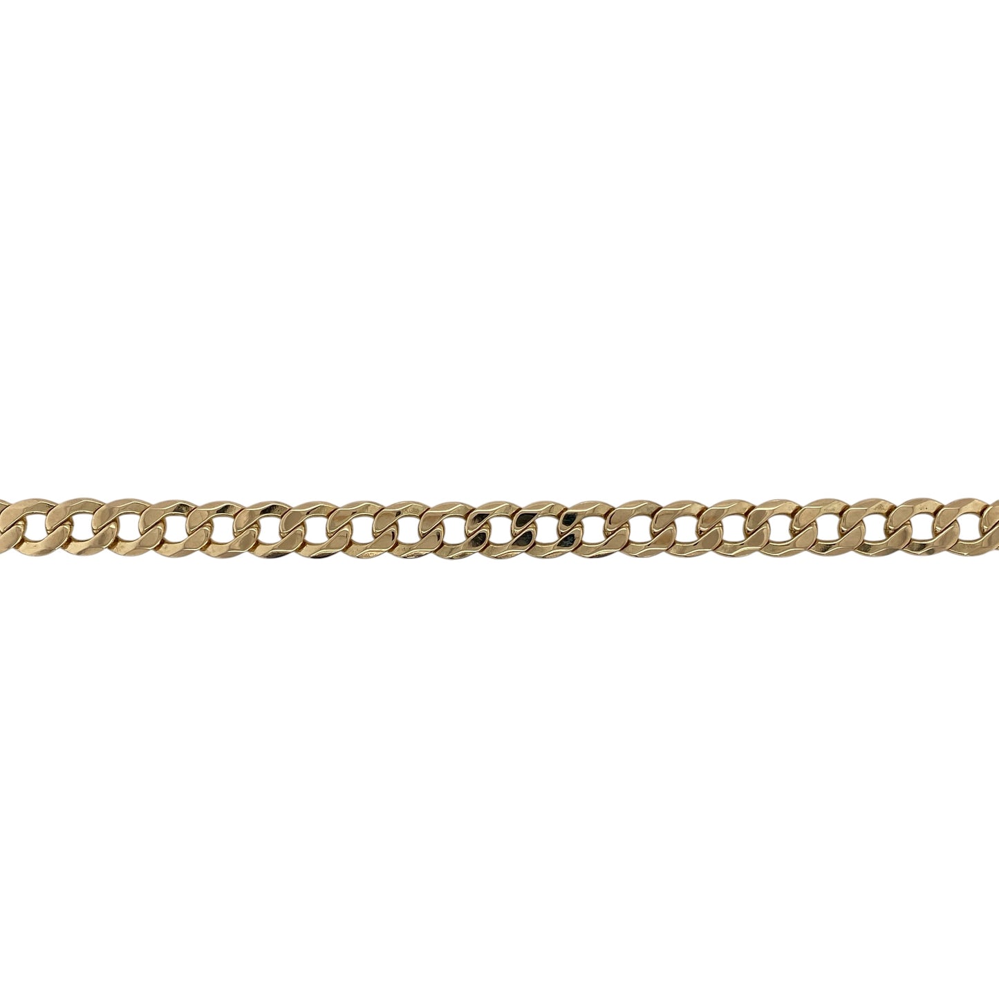 9ct Gold 8" Curb Bracelet