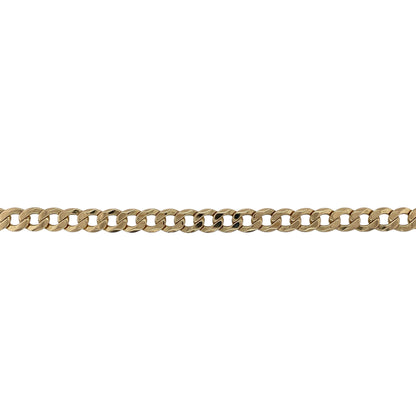 9ct Gold 8" Curb Bracelet