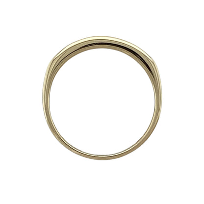 9ct Gold & Diamond Set Band Ring
