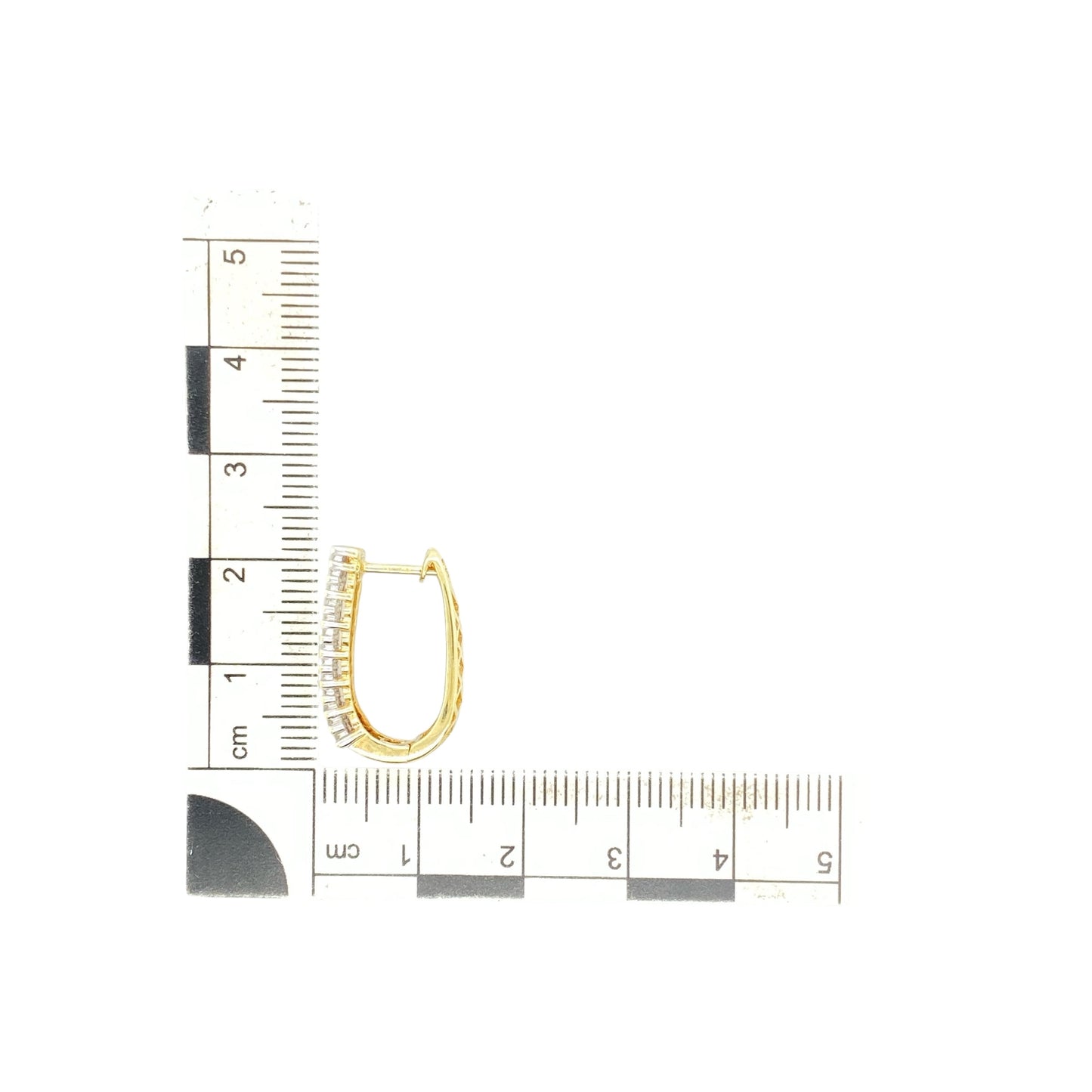 9ct Gold & Diamond Set Cluster Earrings