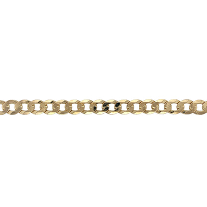 9ct Gold 8" Curb Bracelet