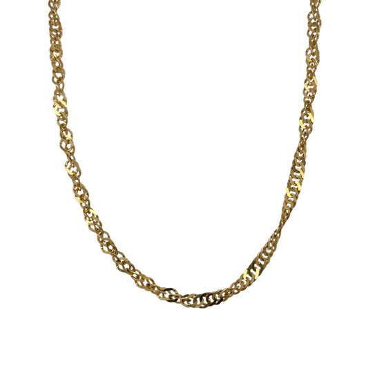 9ct Gold 24" Singapore Chain