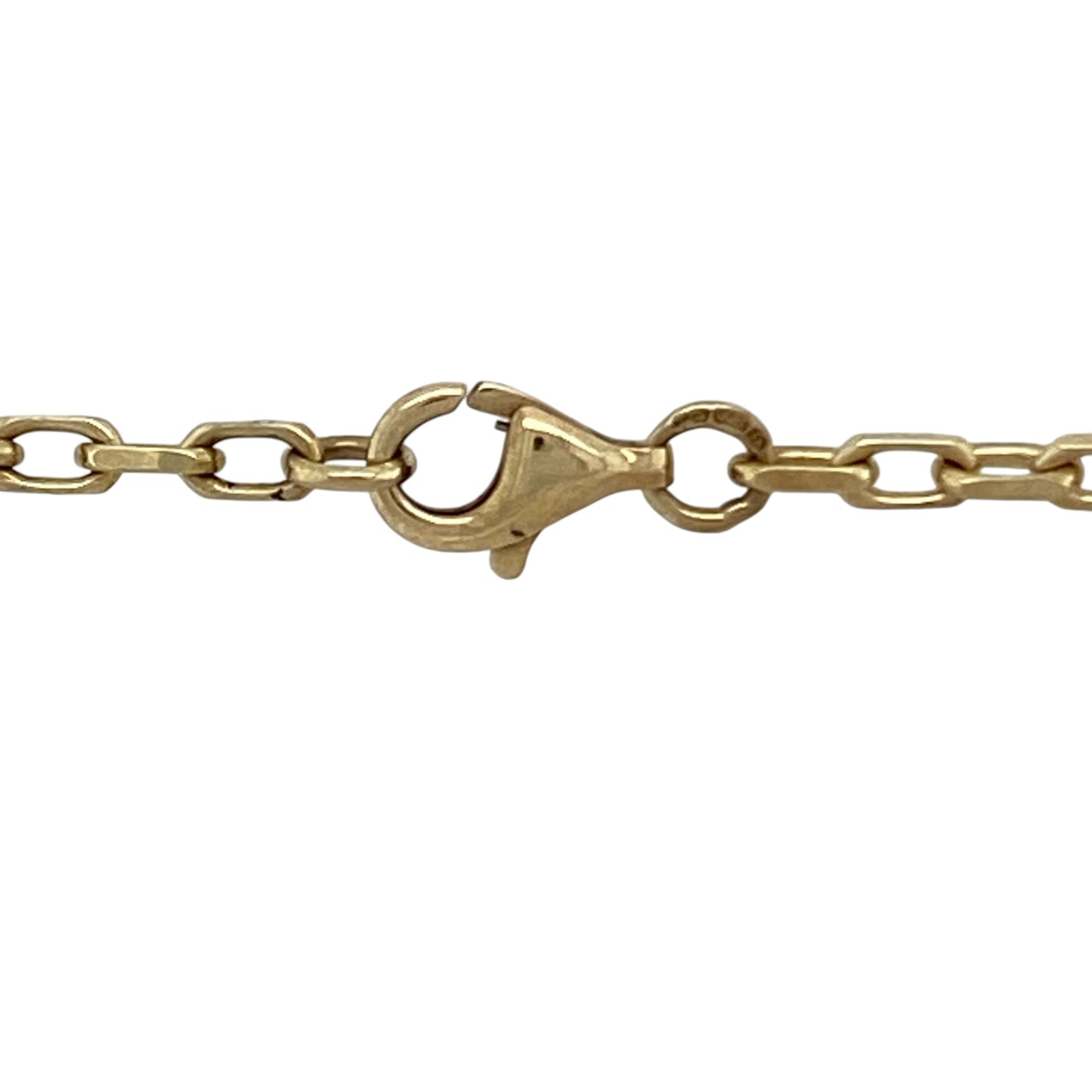 9ct Gold Welsh Three Feathers 18" Necklace