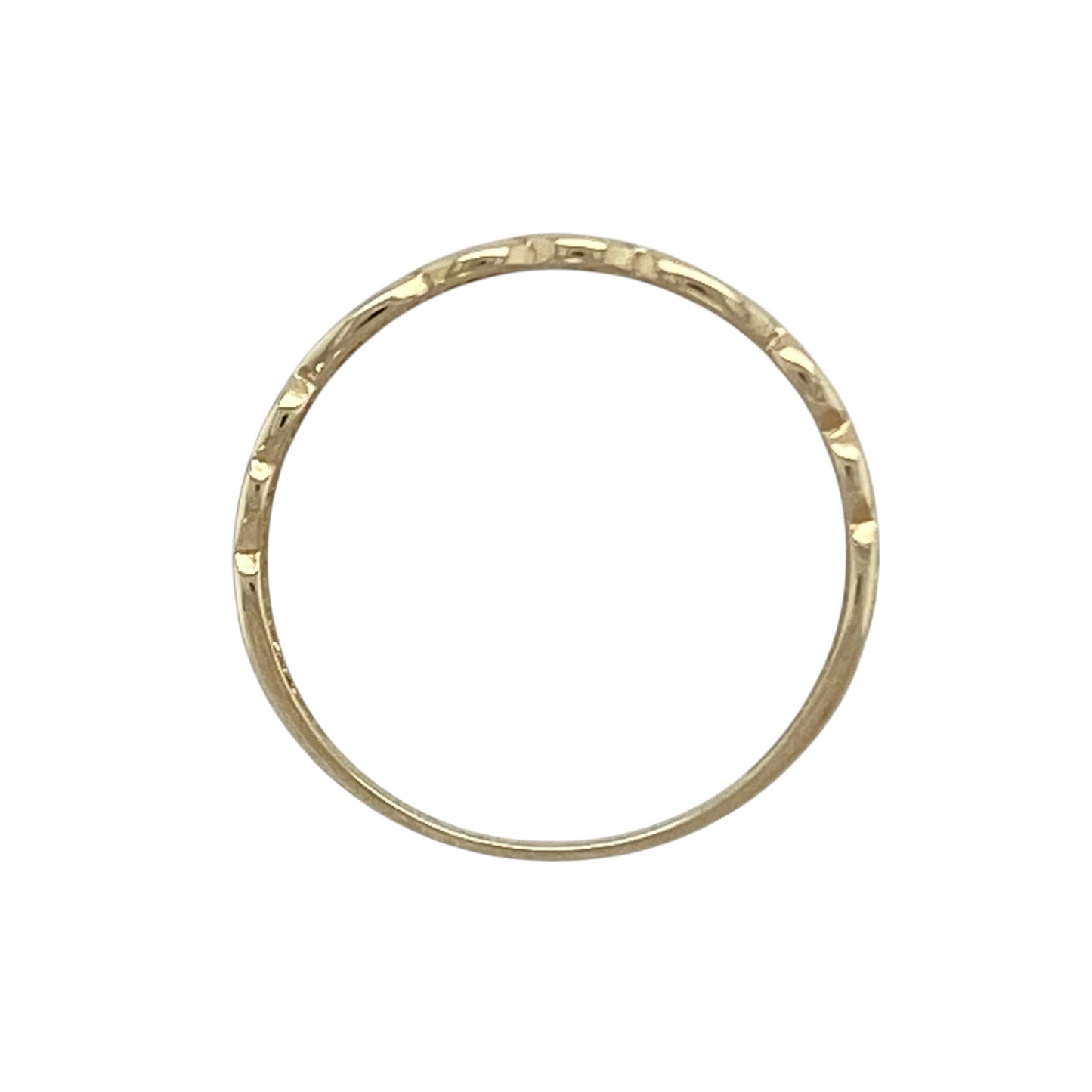9ct Gold Open Celtic Knot Band Ring
