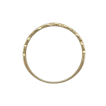 9ct Gold Open Celtic Knot Band Ring