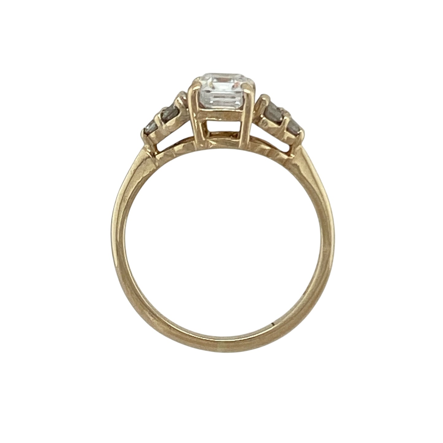 9ct Gold & Cubic Zirconia Set Ring