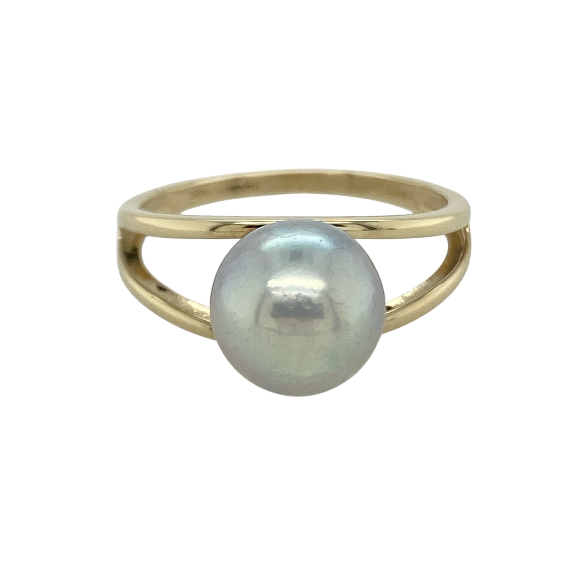 9ct Gold & Pearl Set Ring