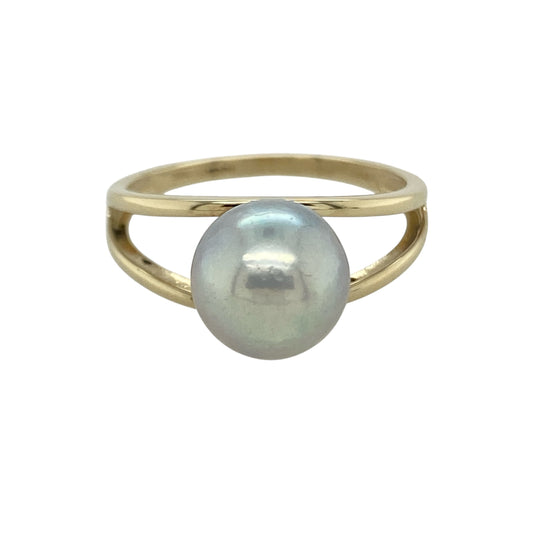 9ct Gold & Pearl Set Ring