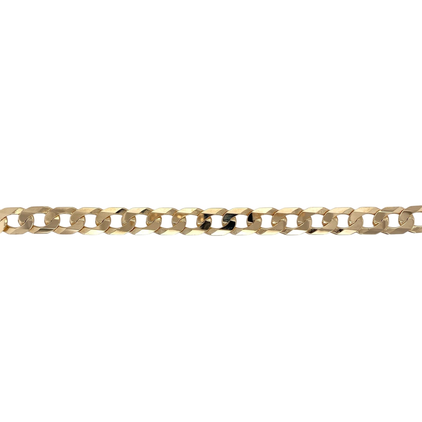 9ct Gold 8.5" Curb Bracelet