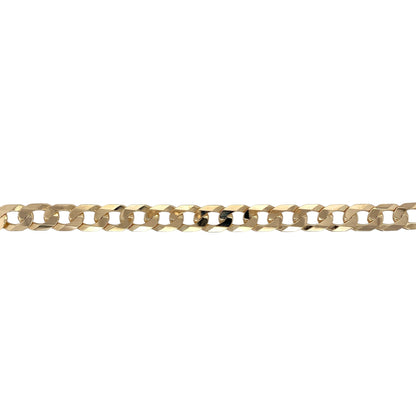 9ct Gold 8.5" Curb Bracelet
