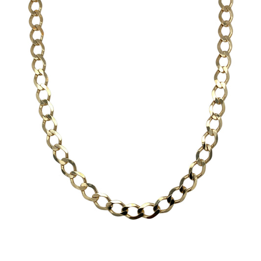 9ct Gold 20" Curb Chain
