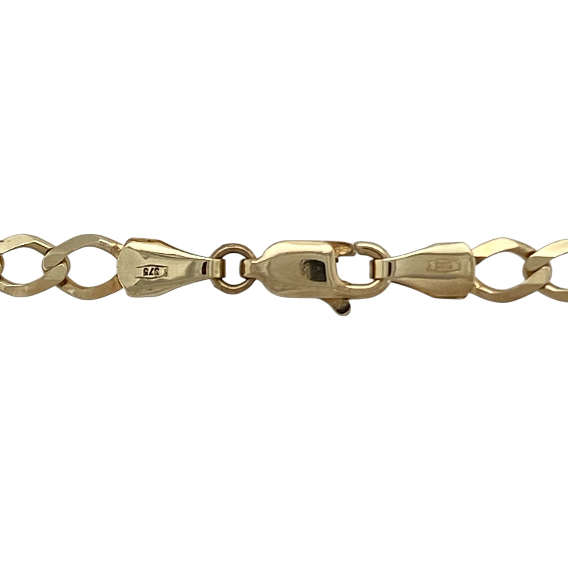 Bring bold simplicity and classic style to your collection with this pre-owned 9ct yellow gold curb chain, featuring a wider profile and strong presence—perfect for everyday wear or pairing with a statement pendant.

Design: The chain features a traditional curb link pattern with a 4mm width, offering a more substantial and eye-catching look while maintaining a smooth, comfortable fit.